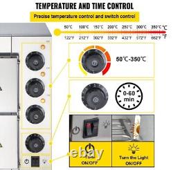 VEVOR Commercial Countertop Pizza Oven Electric Pizza Oven 14 Double Deck Pizza