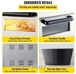 VEVOR Commercial Countertop Pizza Oven Electric Pizza Oven 14 Double Deck Pizza