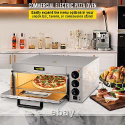 VEVOR Commercial Countertop Pizza Oven Electric Pizza Oven for 14 Pizza Indoor