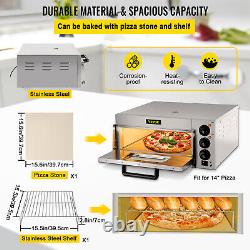 VEVOR Commercial Countertop Pizza Oven Electric Pizza Oven for 14 Pizza Indoor