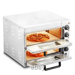 VEVOR Commercial Countertop Pizza Oven Electric Pizza Oven for 16 Pizza Indoor