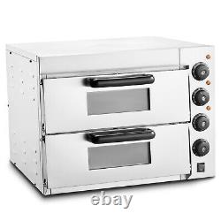 VEVOR Commercial Countertop Pizza Oven Electric Pizza Oven for 16 Pizza Indoor