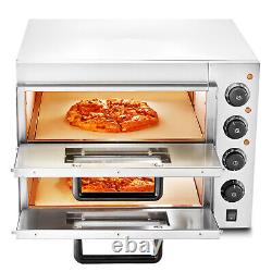 VEVOR Commercial Countertop Pizza Oven Electric Pizza Oven for 16 Pizza Indoor