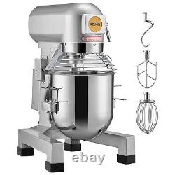 VEVOR Commercial Dough Mixer 20QT 3-Speed Stand Food Mixer 1100W for Restaurant