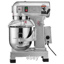 VEVOR Commercial Dough Mixer 20QT 3-Speed Stand Food Mixer 1100W for Restaurant