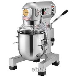 VEVOR Commercial Dough Mixer 20QT 3-Speed Stand Food Mixer 1100W for Restaurant