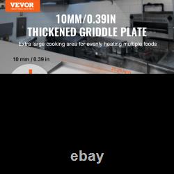 VEVOR Commercial Electric Griddle 3200 W Countertop Flat Top Grill 122? -572