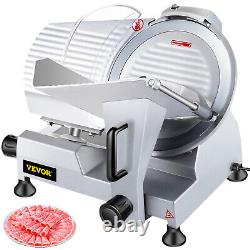 VEVOR Commercial Electric Meat Slicer 10 Blade 240w 530 rpm Deli Food cutter