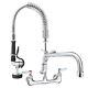 Vevor Commercial Faucet Wall Mount Kitchen Sink Pre-rinse Sprayer 25 Height
