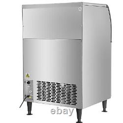 VEVOR Commercial Flake Ice Maker 275LBS/24H Snowflake Ice Crusher withWater Filter