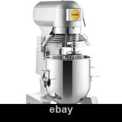 VEVOR Commercial Food Mixer, 20Qt Commercial Mixer with Timing Function, 750W St