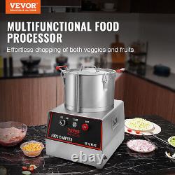 VEVOR Commercial Food Processor 7Qt Vegetable Chopper Meat Grinder Food Cutter