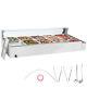 Vevor Commercial Food Warmer 108qt Bain Marie Buffet Pan With Glass Shield 3200w