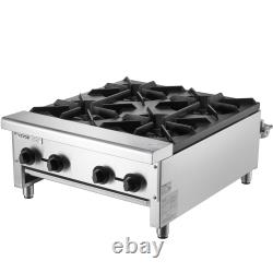 VEVOR Commercial Gas Range Stove Countertop Cooking Hot Plate Kitchen Propane