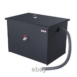 VEVOR Commercial Grease Interceptor Grease Trap 40 LB 15 GPM Carbon Steel