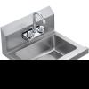 Vevor Commercial Hand Sink With Faucet, Nsf Stainless Steel Sink For Washing, Sm