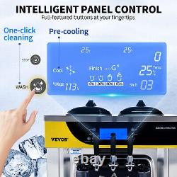 VEVOR Commercial Ice Cream Machine 22-30L/H 2200W Countertop Soft Serve Maker