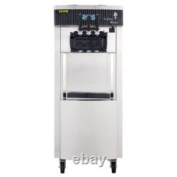 VEVOR Commercial Ice Cream Machine Pre-cooling Frozen Yogurt Maker 4.4-10.6Gal/H