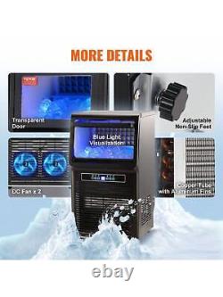 VEVOR Commercial Ice Maker, 70lbs/24H, Ice Maker Machine, 12lbs Storage Capacity