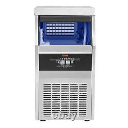 VEVOR Commercial Ice Maker Auto Clear Cube Ice Making Machine 90-100 lbs 110V