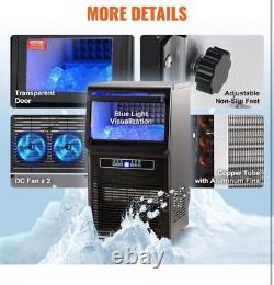 VEVOR Commercial Ice Maker Freestanding Cabinet Machine 70lbs/24H 36 Ice Cubes