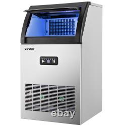 VEVOR Commercial Ice Maker Ice Cube Machine 121-265 LBS/24H Large Bin Storage
