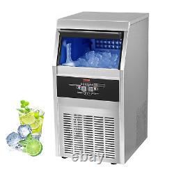 VEVOR Commercial Ice Maker Machine, 65LBS/24H Ice Maker Machine with 24LBS Bi