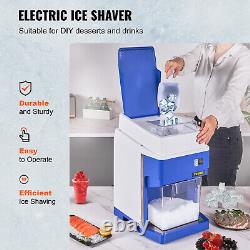 VEVOR Commercial Ice Shaver 265LBS/H Electric Ice Crusher Snow Cone Machine 650W