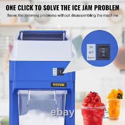 VEVOR Commercial Ice Shaver 265LBS/H Electric Ice Crusher Snow Cone Machine 650W