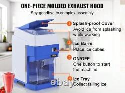 VEVOR Commercial Ice Shaver Crusher 265lbs Per Hour Electric Snow Cone Maker