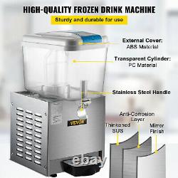 VEVOR Commercial Juice Dispenser 18L 4.8 Gallon Cold Drink Beverage Dispenser