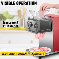VEVOR Commercial Meat Cutter Slicer Meat Shredding Machine 551 Lbs/H 2.5-10mm