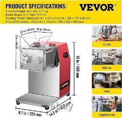 VEVOR Commercial Meat Cutting Machine, 551 Lbs/H 850W Meat Shredding Machine