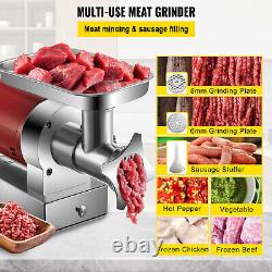 VEVOR Commercial Meat Grinder 1HP Electric Meat Grinder 550lbs/h Sausage Maker