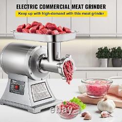 VEVOR Commercial Meat Grinder, 550LB/h 1100W Electric Meat Mincer