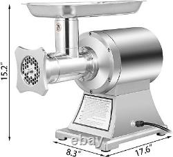 VEVOR Commercial Meat Grinder, 550LB/h 1100W Electric Meat Mincer