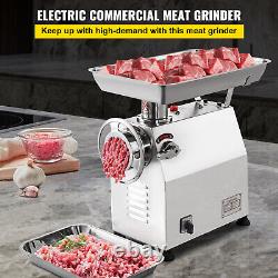 VEVOR Commercial Meat Grinder 770LBS/H Sausage Maker 2 Blades & 2 Grinding Heads