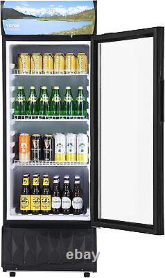 VEVOR Commercial Merchandiser Refrigerator, 6.8 Cu. Ft / 195L Beverage Refrigerat