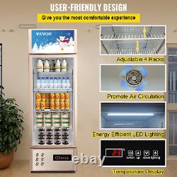 VEVOR Commercial Merchandiser Refrigerator Beverage Cooler 1 Door 22x20.5x67