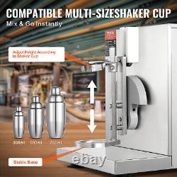 VEVOR Commercial Milk Tea Shaker Electric Bubble Boba Milk Tea Mixer Single Cup