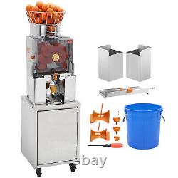 VEVOR Commercial Orange Juicer Machine 120W Automatic Juice Squeezer Extractor