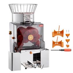 VEVOR Commercial Orange Juicer Machine 120W Automatic Juice Squeezer Extractor