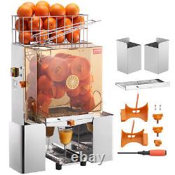 VEVOR Commercial Orange Juicer Machine 120W Juice Squeezer Extractor Filter Box