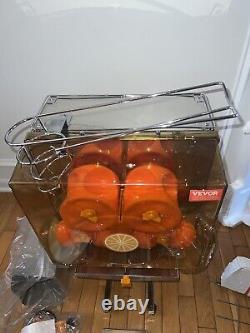 VEVOR Commercial Orange Juicer Machine 120W Juice Squeezer Extractor Filter Box