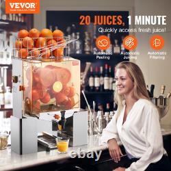 VEVOR Commercial Orange Juicer Machine 120W Juice Squeezer Extractor Water Tap