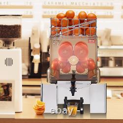 VEVOR Commercial Orange Juicer Machine 120W Juice Squeezer Extractor Water Tap