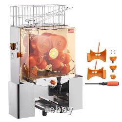 VEVOR Commercial Orange Juicer Machine 120W Juice Squeezer Extractor Water Tap