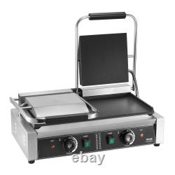 VEVOR Commercial Panini Press Grill Electric Sandwich Maker Griddle 9/14/19