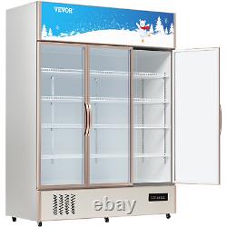 VEVOR Commercial Refrigerator, (35 cu. Ft. Triple Swing Door)