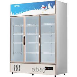 VEVOR Commercial Refrigerator, (35 cu. Ft. Triple Swing Door)